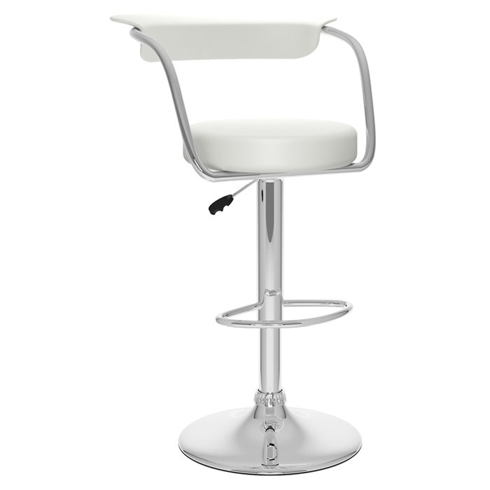 dCOR design Adjustable Height Swivel Bar Stool & Reviews Wayfair